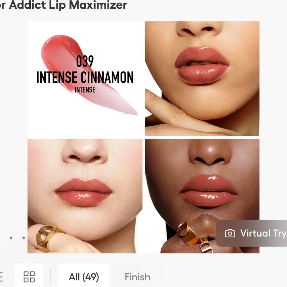 NIB Dior Addict Lip Maximizer in Shade 039 Intense Cinnamon